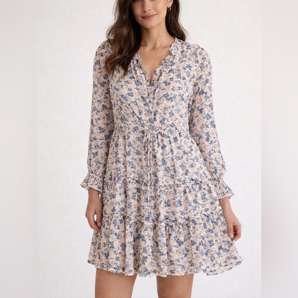Sam Edelman Women's Savana Tiered easy dress floral